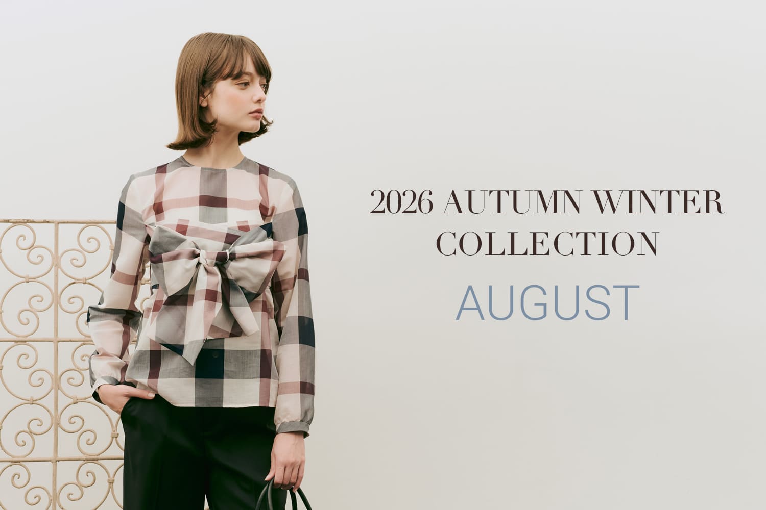 2026 AUTUMN WINTER COLLECTION AUGUST｜BLUE LABEL CRESTBRIDGE