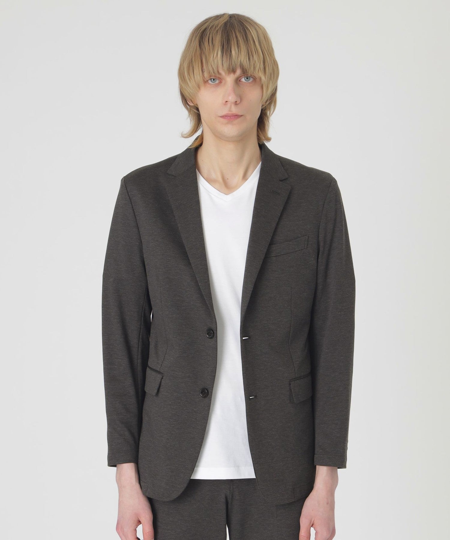 BLACK LABEL CRESTBRIDGE ブラウンライダースジャケット 1100951F0240109001