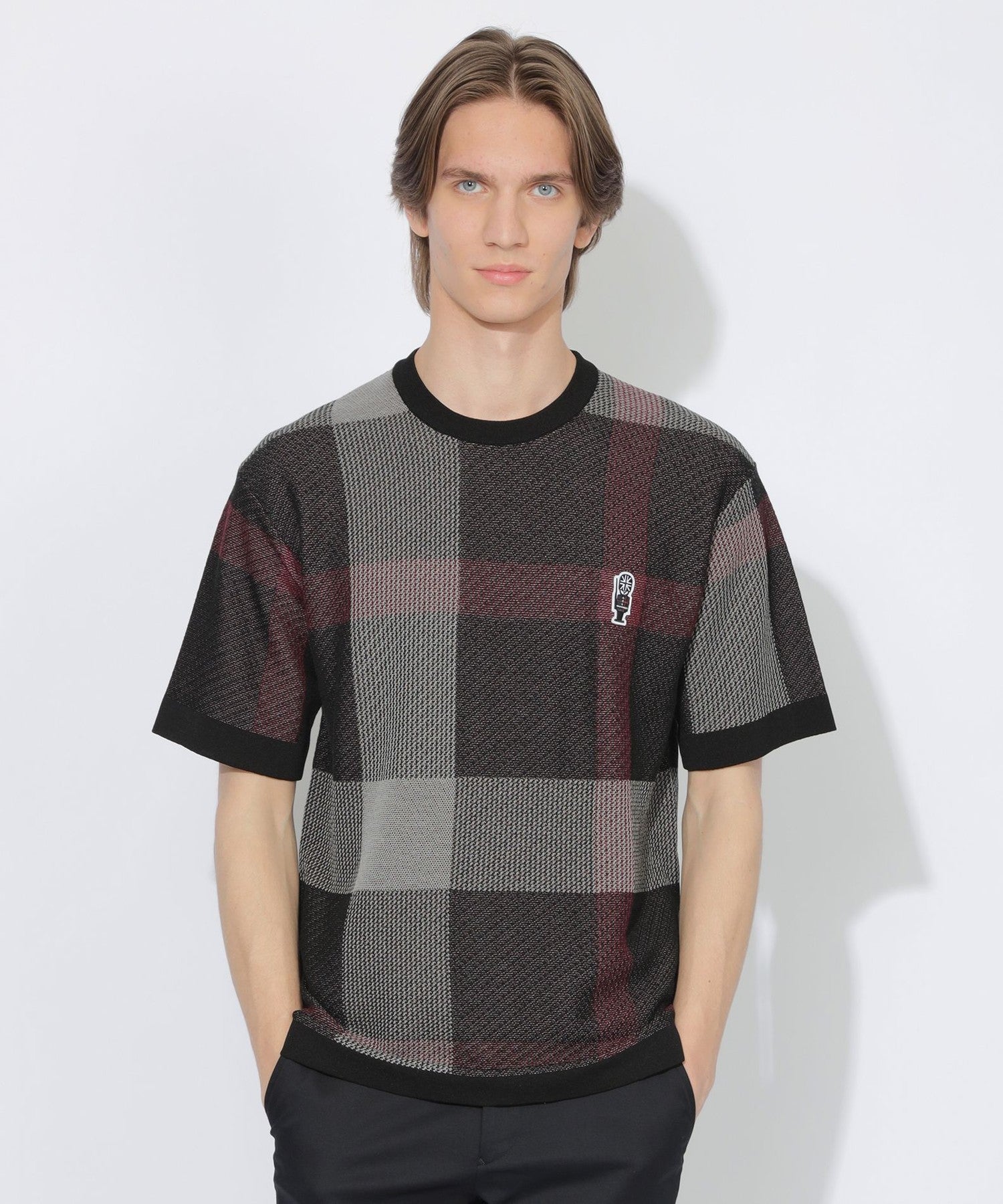 WEB限定】クレストブリッジチェックメッシュニットTシャツ（WEB限定