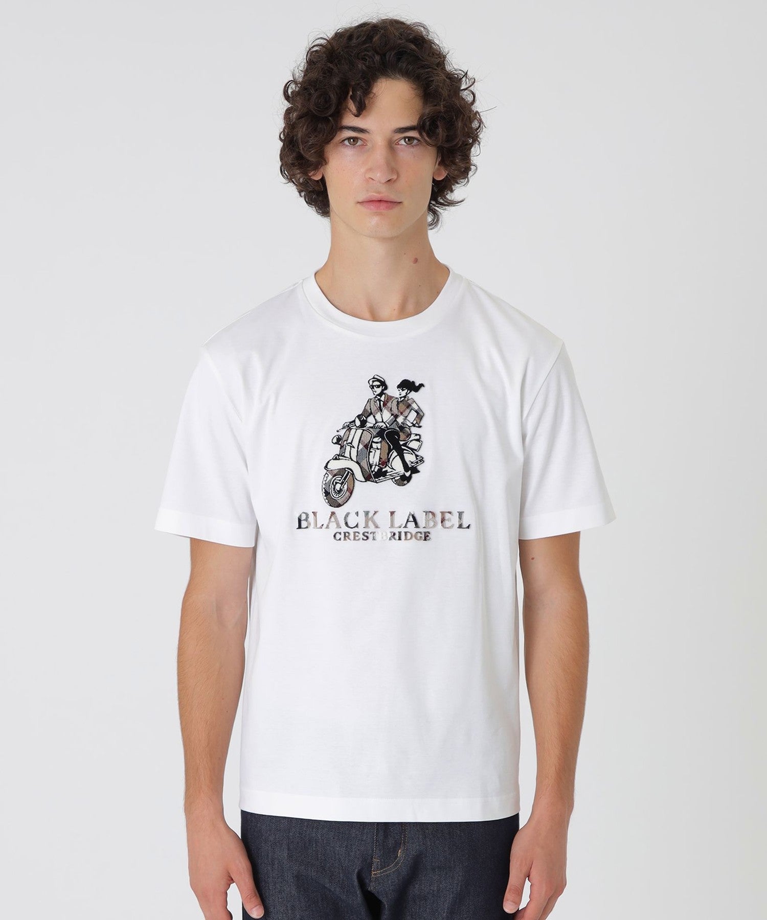 新品タグ付き✨ブラックレーベルクレストブリッジ Tシャツ カットソー ハブラシスクーターTシャツ（カットソー）｜BLACK LABEL