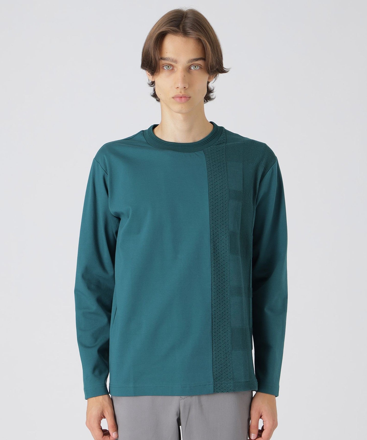 ニットドッキングカットソー（カットソー）｜BLACK LABEL CRESTBRIDGE