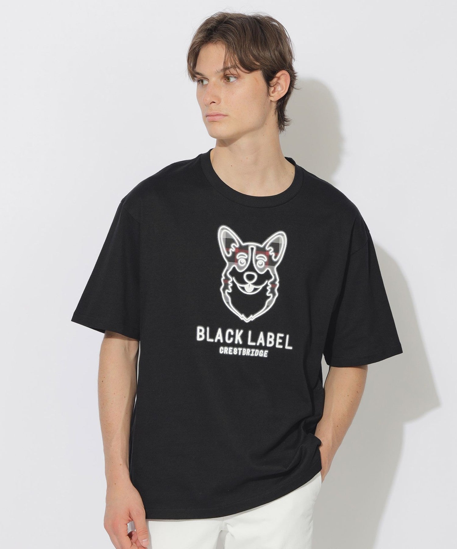 WEB限定】ネオンコーギースラブTシャツ（WEB限定）｜BLACK LABEL