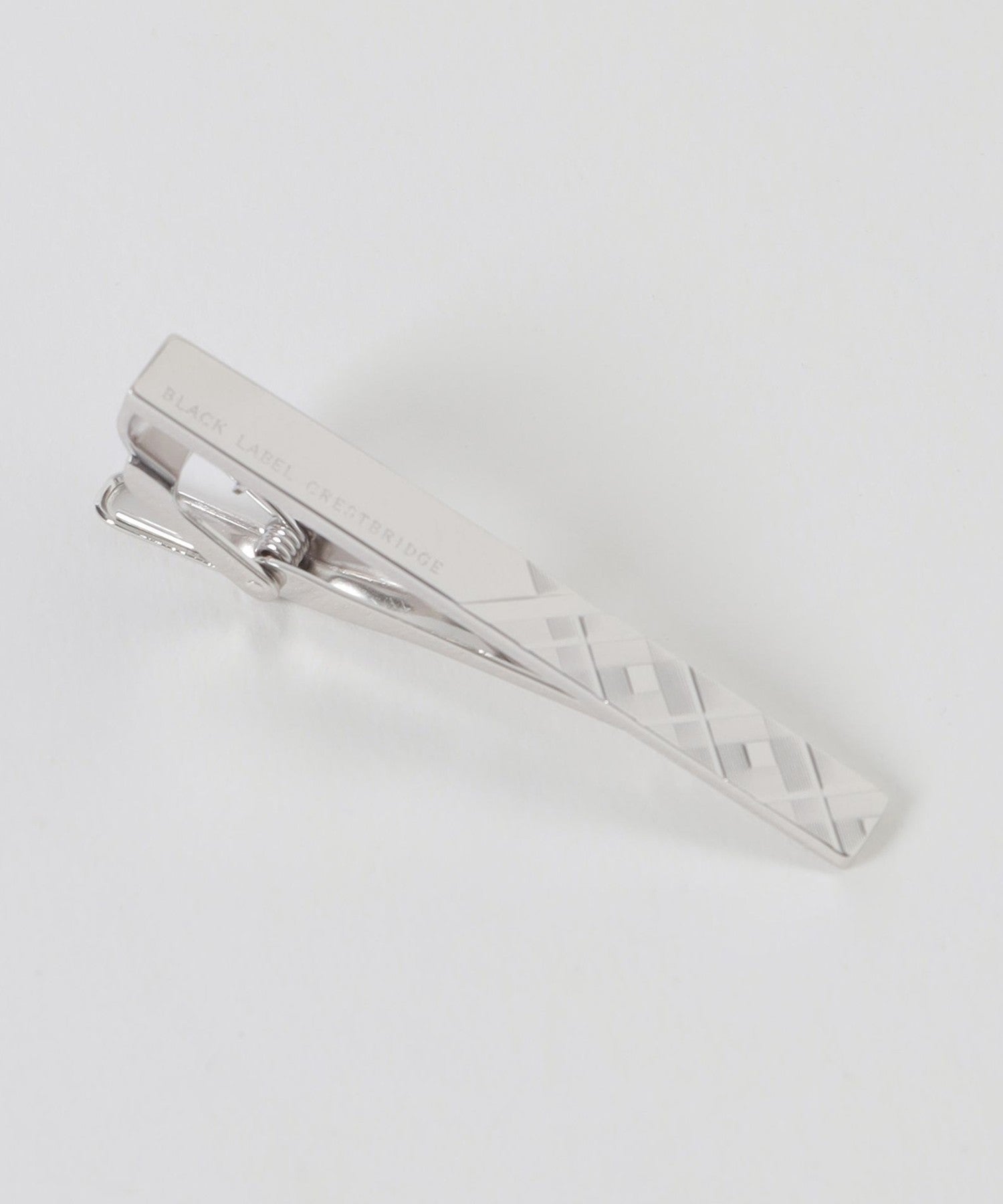クレストブリッジチェックハーフダイヤカットタイバー（アクセサリー