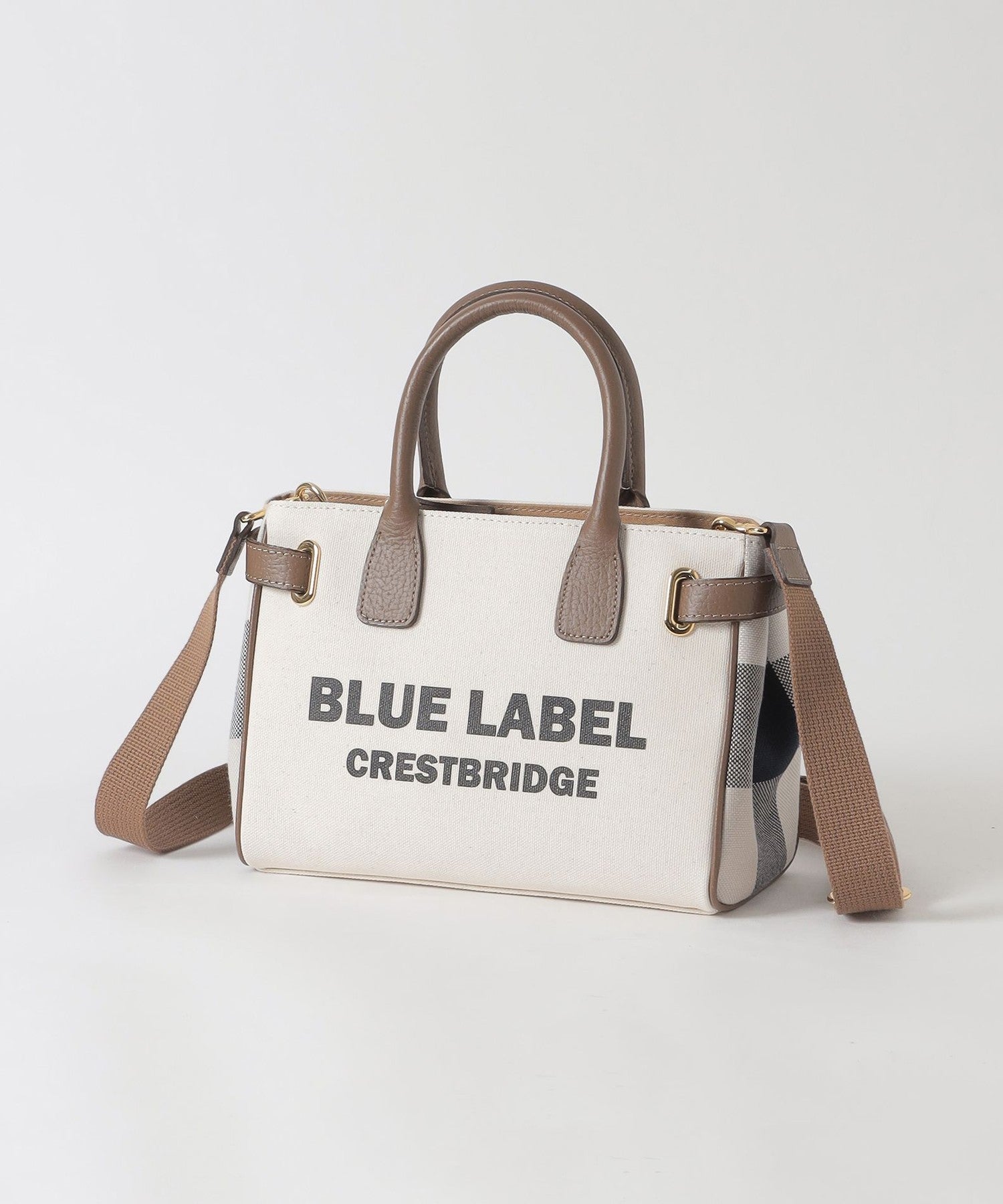 ロゴプリントハトメミドルトート（バッグ）｜BLUE LABEL CRESTBRIDGE