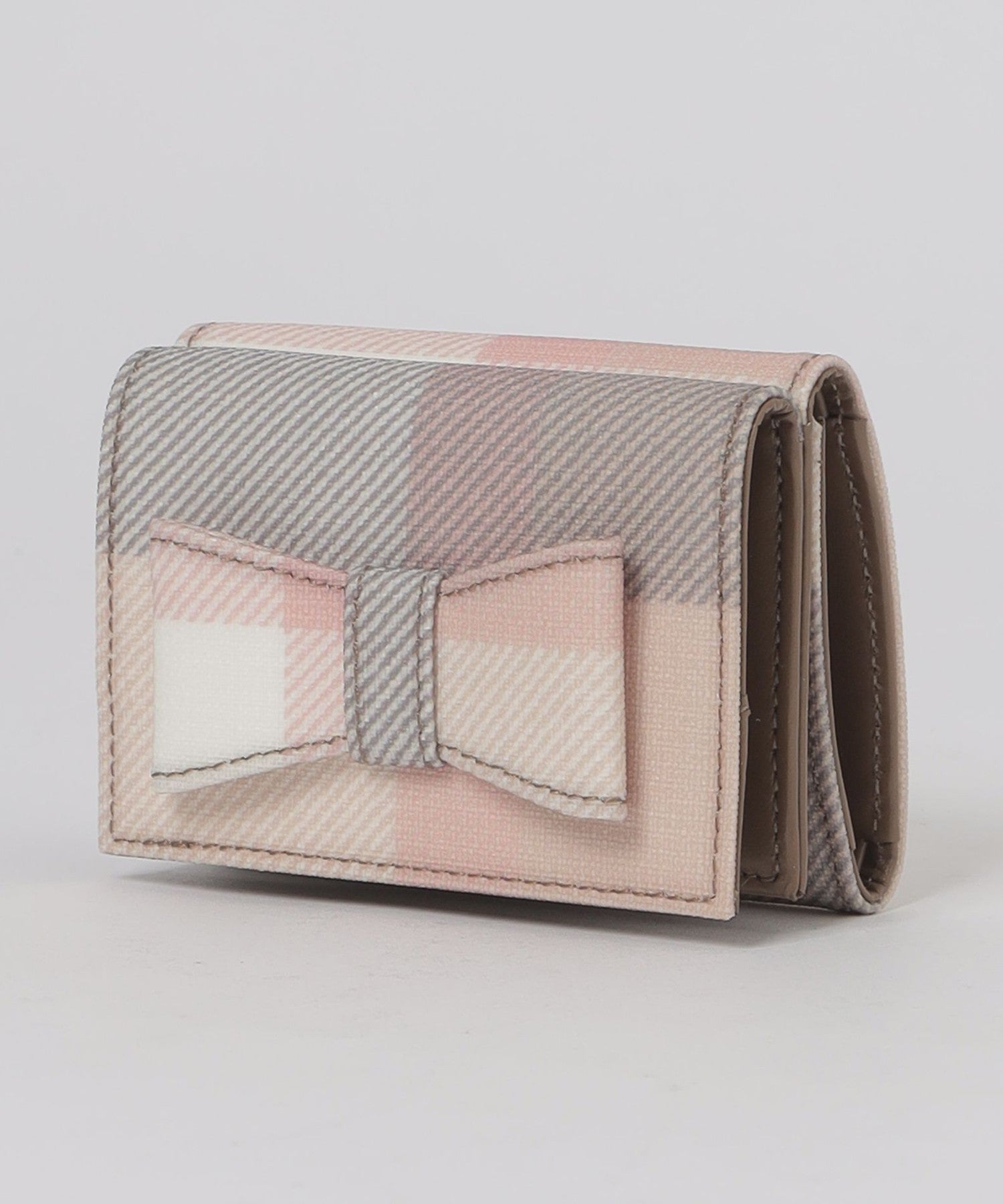 極美品✨️ブルーレーベルクレストブリッジ　ウォレットバッグ ショルダーウォレット WEB限定】クレストブリッジチェックPVCリボンミニウォレット