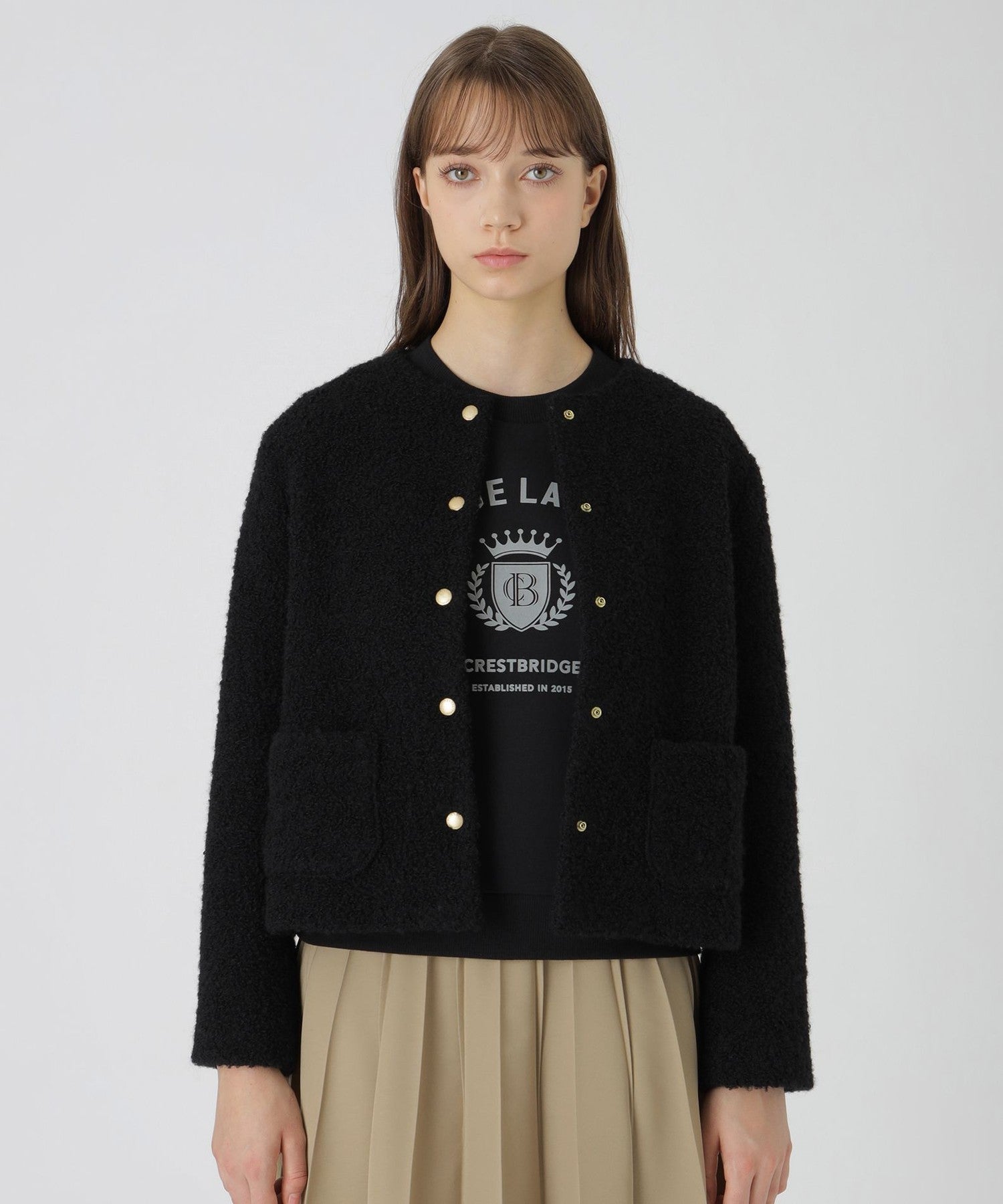 WEB限定】ウールブークレージャケット（ジャケット/ブルゾン）｜BLUE