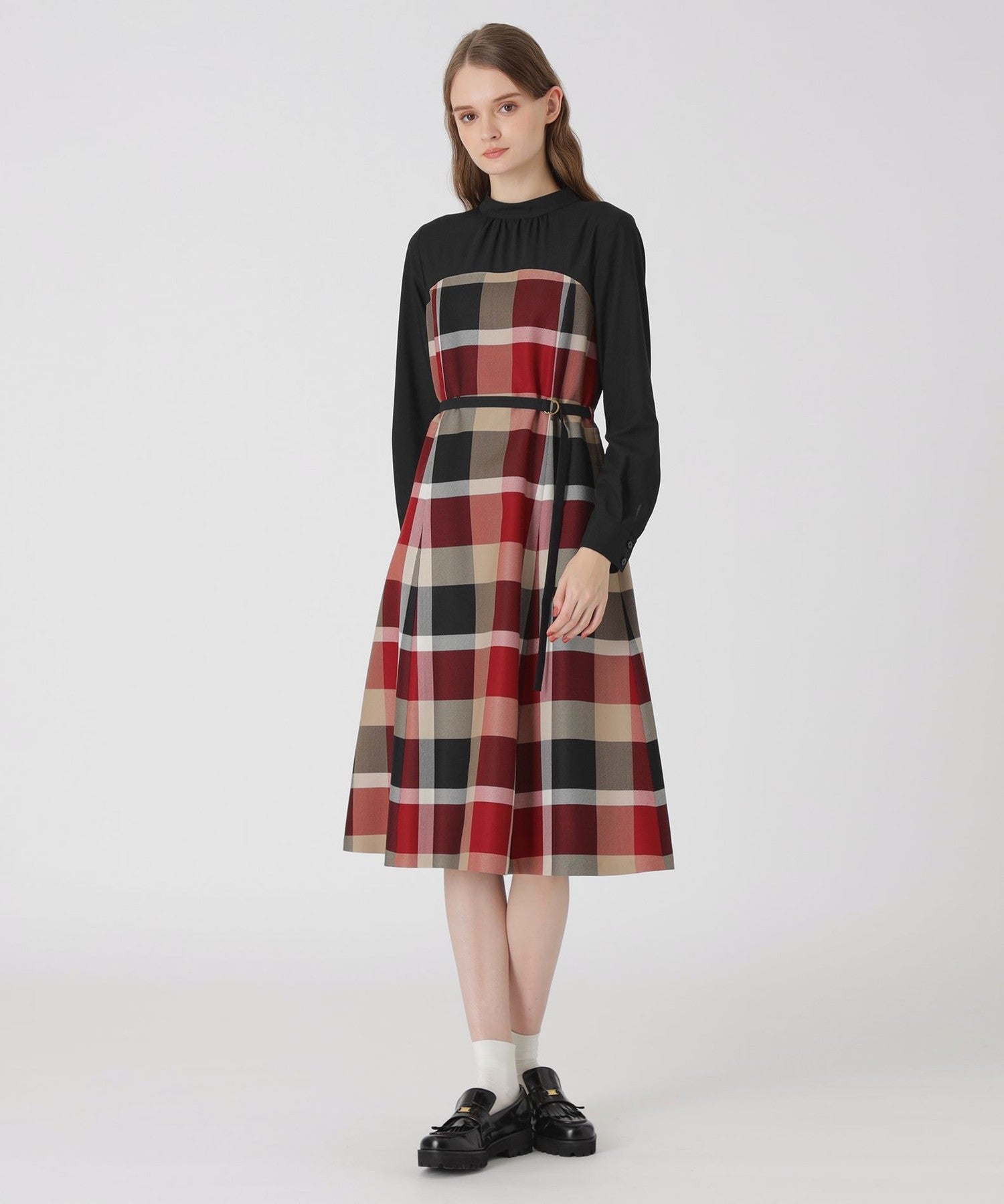 原宿本店限定】クレストブリッジチェックウールビエラニット