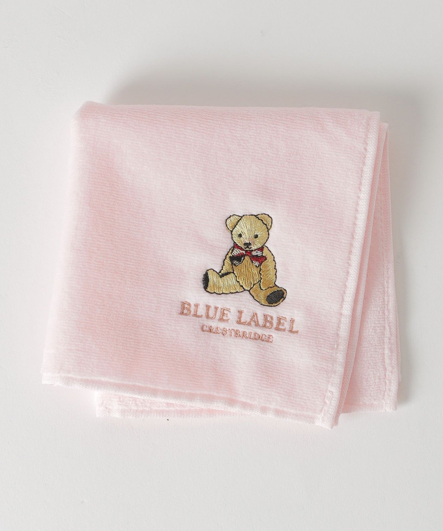 取扱店舗限定】BEAR刺しゅうタオルハンカチ（アクセサリー）｜BLUE