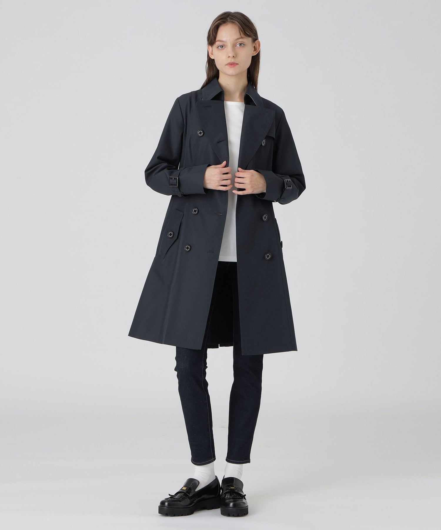 一部店舗限定】ツイルトレンチコート（コート）｜BLUE LABEL