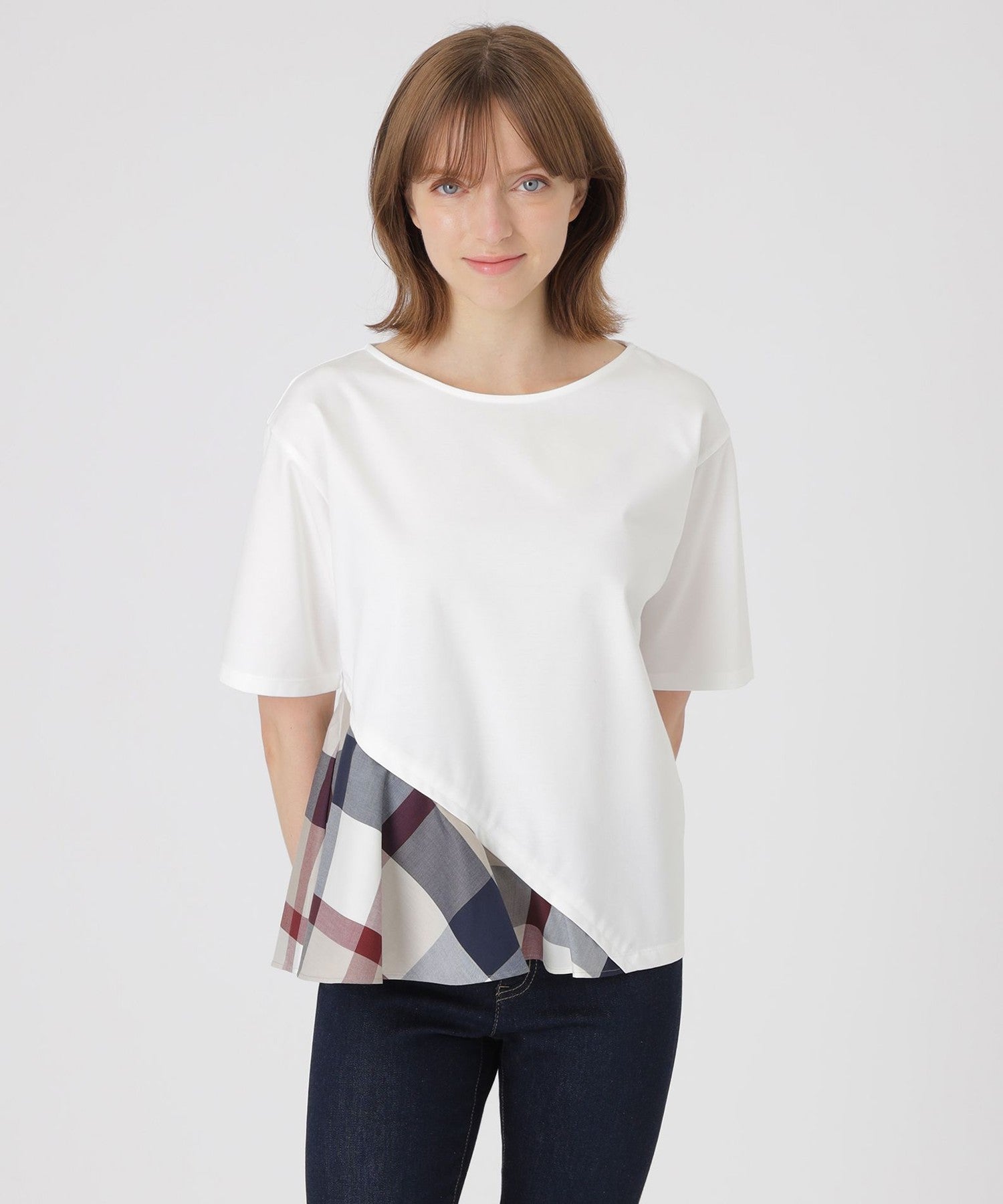 一部店舗限定】アシンメトリーカットソー（カットソー）｜BLUE LABEL