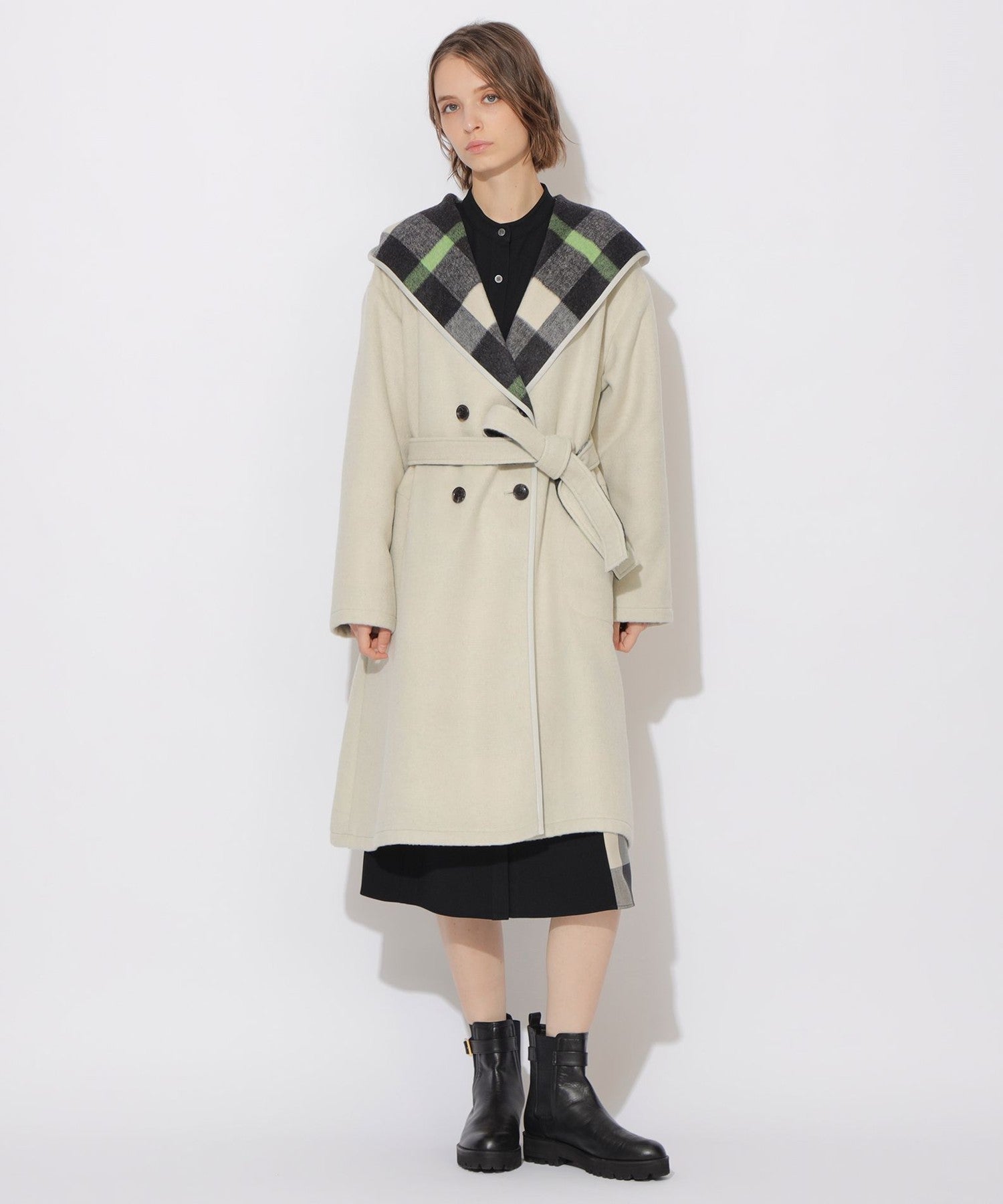 フーディーロングコート（コート）｜CB CRESTBRIDGE(シービー