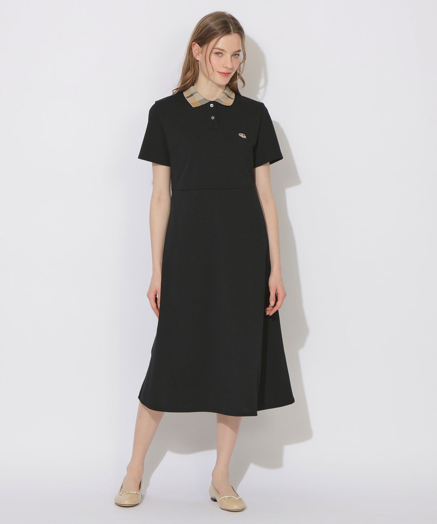 ハーフジップポロワンピース【限定展開】（ワンピース