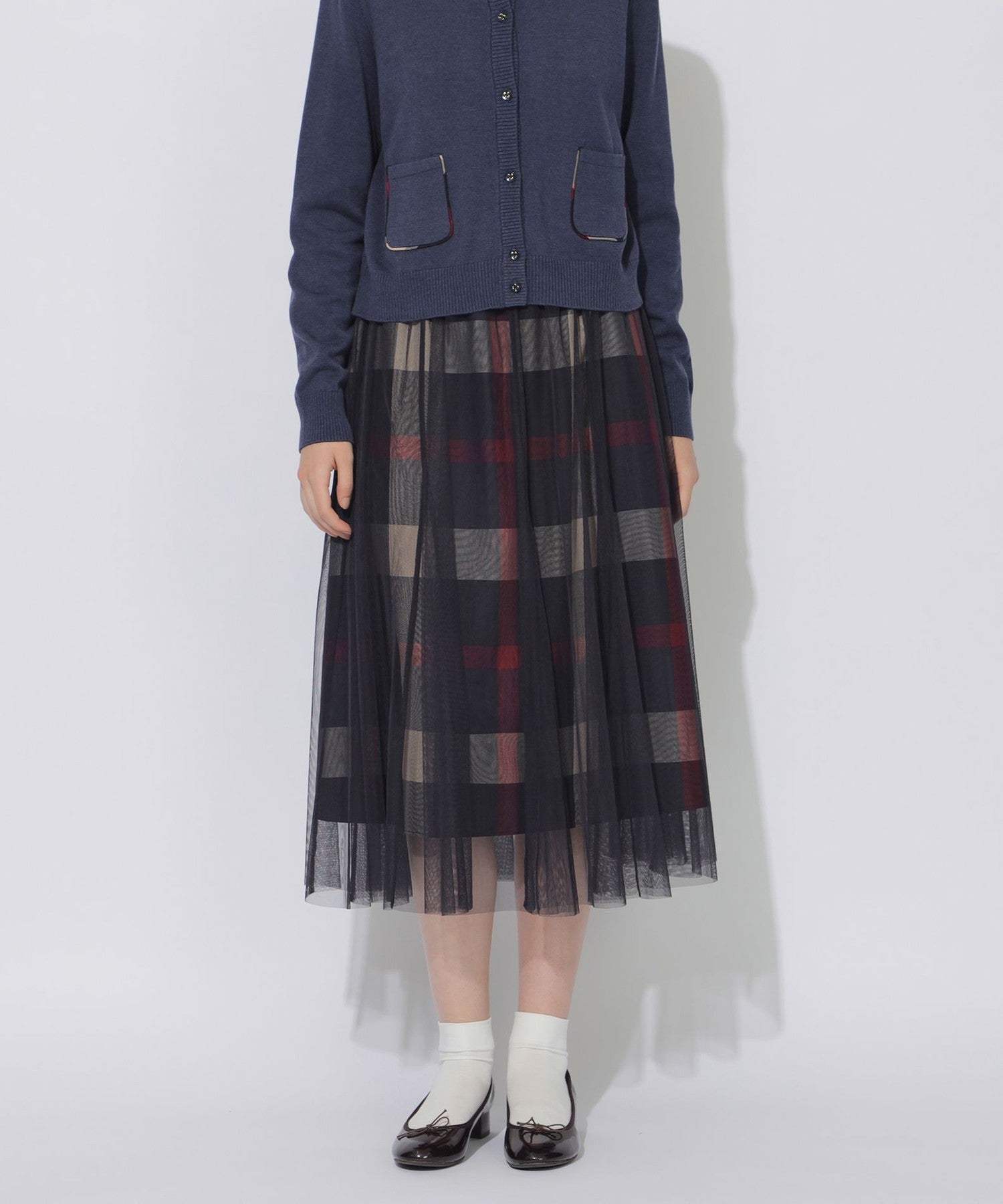クレストブリッジ　チェック　チュール　プリントスカート　36 Recommended Items_クレストブリッジチェックチュールスカート