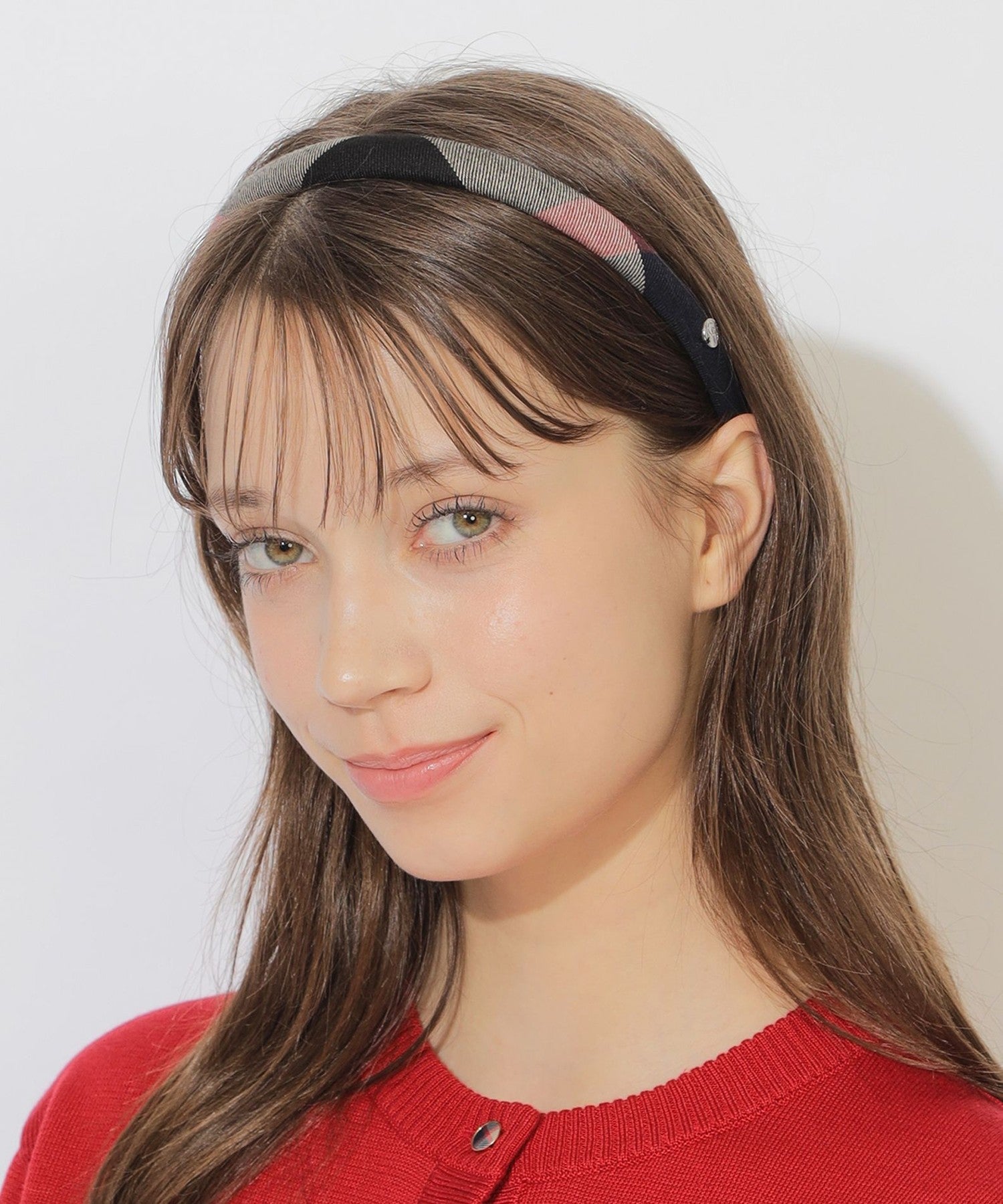 スリムチェックカチューシャ（小物・雑貨）｜CB CRESTBRIDGE(シービー