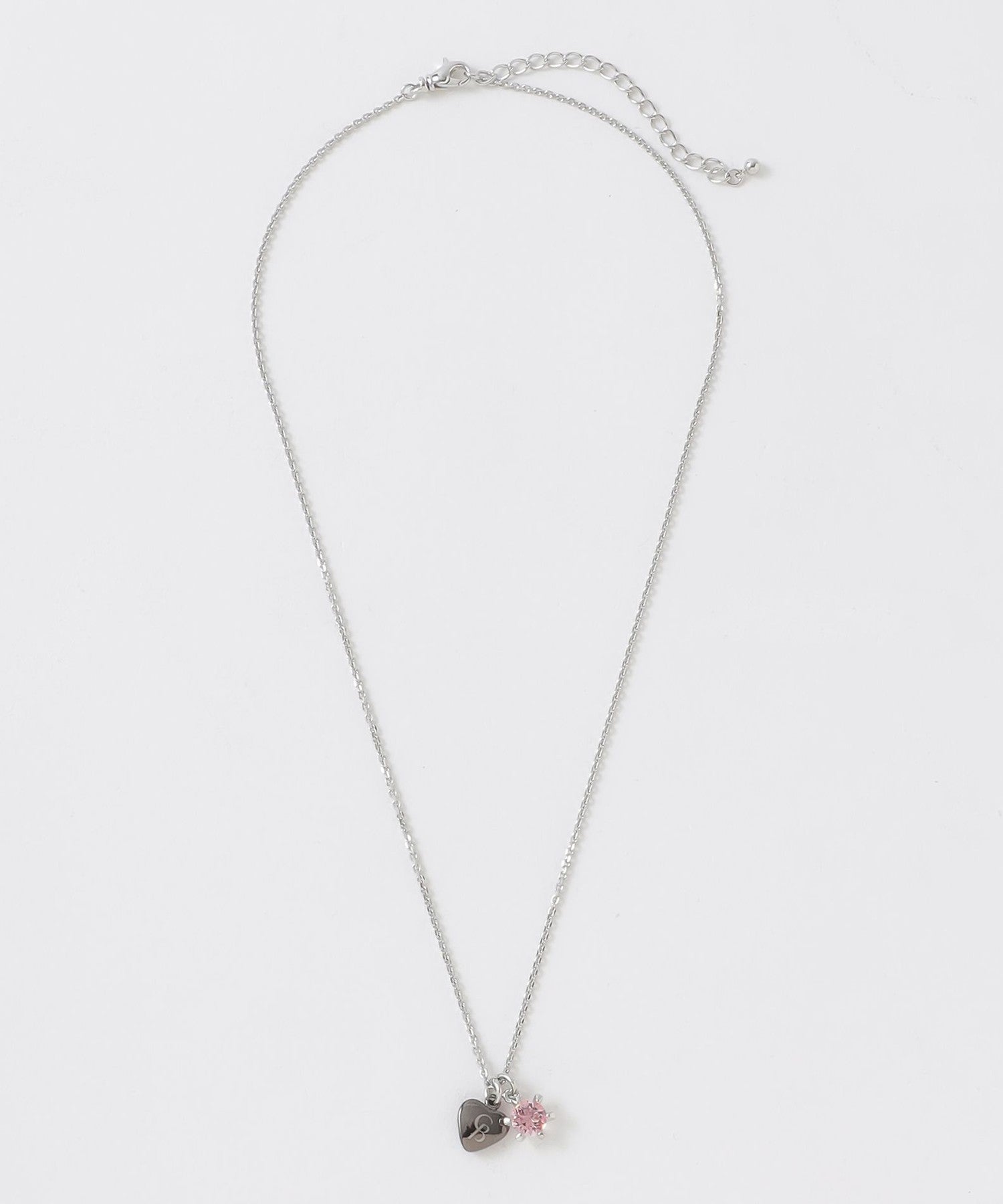 doublet チャームネックレス シルバー/レッド/ブラック トゥインクルハートチャームネックレス（小物・雑貨）｜CB CRESTBRIDGE