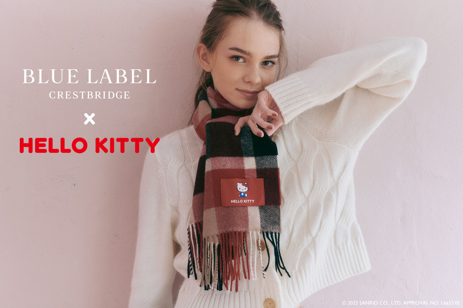 BLUE LABEL CRESTBRIDGE × HELLO KITTY