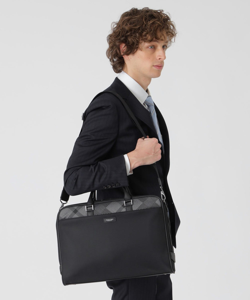 ナイロンコンビカルゼシャドークレストブリッジチェックビジネス