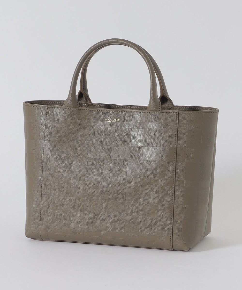 BLACK LABEL CRESTBRIDGE トートバッグ エンボスチェックドライビングトート（バッグ）｜BLACK LABEL