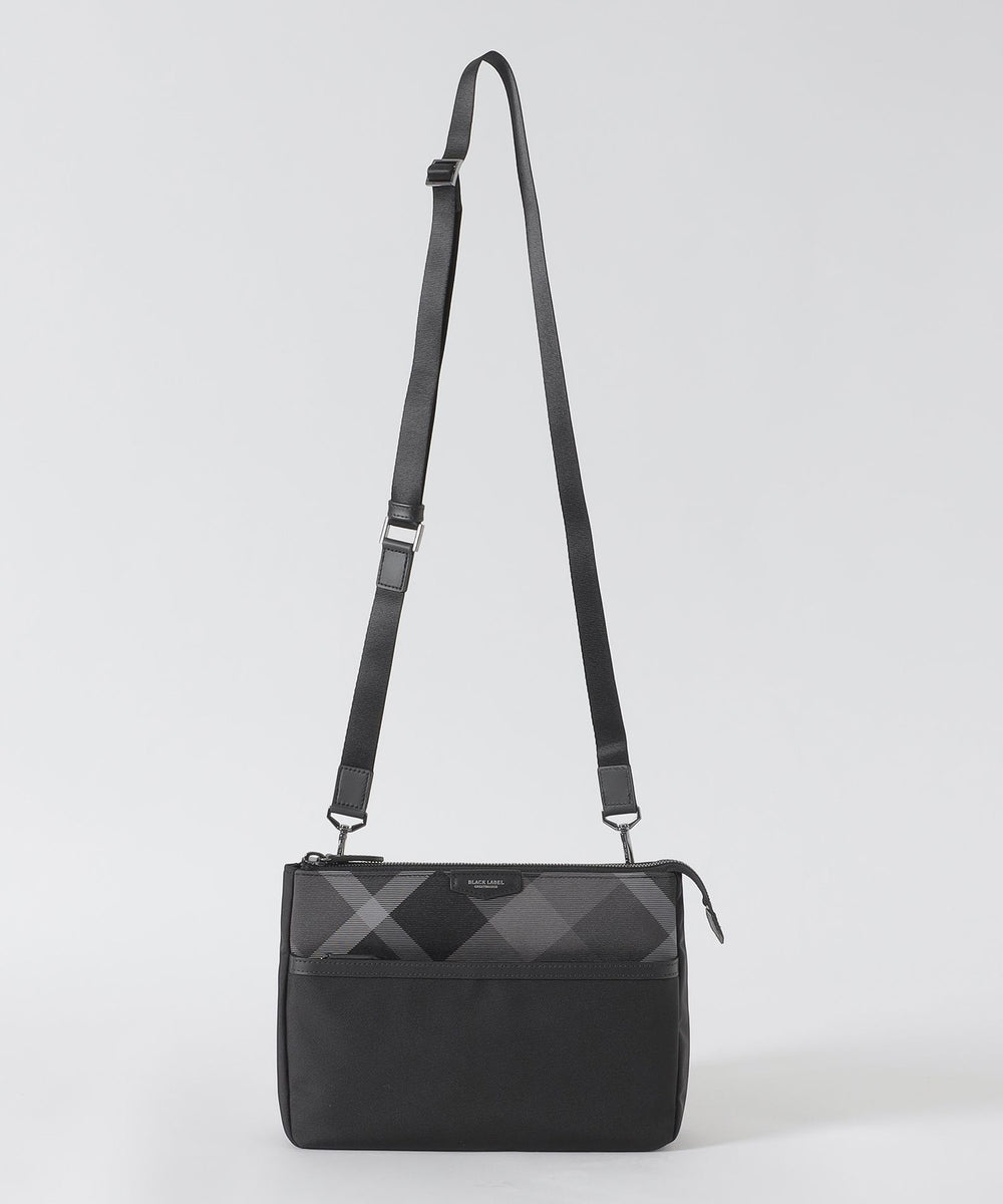 ブラックレーベル　クレストブリッジ バッグ　コーデュラバリスティックサコッシュ ライトウェイトコーデュラバリスティックサコッシュ（バッグ）｜BLACK