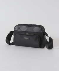 【美品】BLACK LABEL CRESTBRIDGE ショルダーバッグ ナイロンコンビカルゼシャドークレストブリッジチェックビジネス