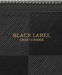 エンボスチェックスクエアクラッチバッグ（バッグ）｜BLACK LABEL