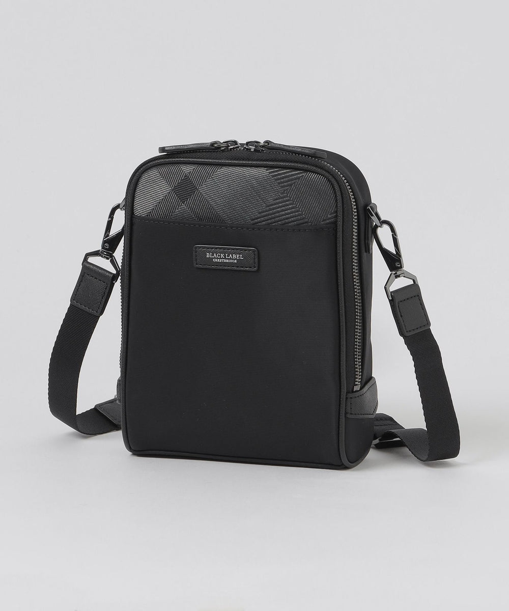 ナイロンコンビカルゼシャドークレストブリッジチェックビジネスミニ