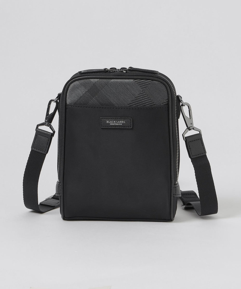 ナイロンコンビカルゼシャドークレストブリッジチェックビジネスミニ