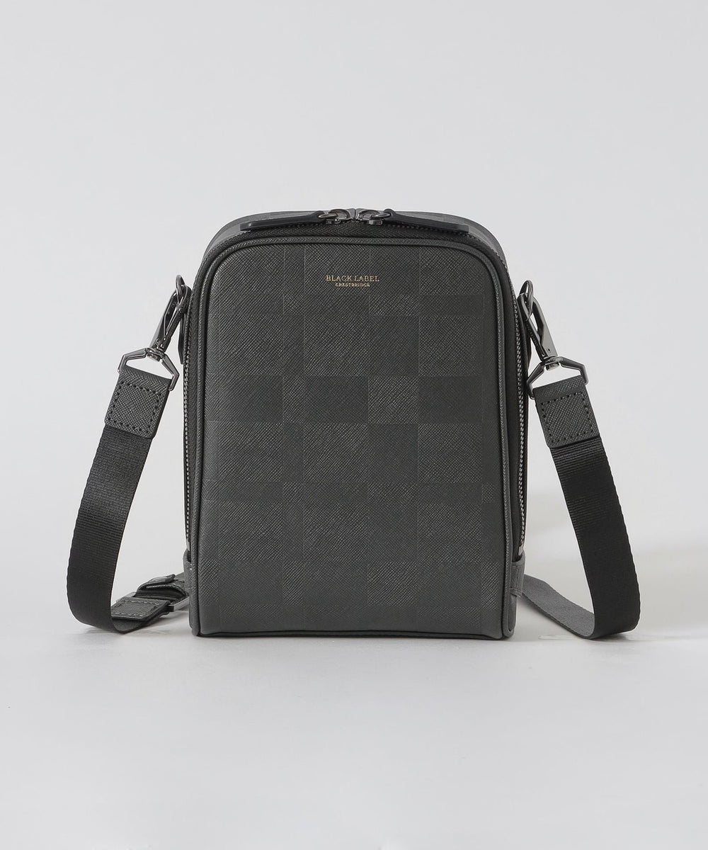 エンボスチェックミニクロスボディバッグ エンボスチェックミニクロスボディバッグ（バッグ）｜BLACK LABEL