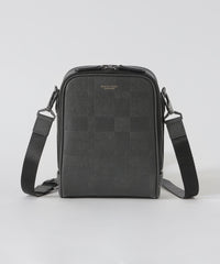 エンボスチェックミニクロスボディバッグ（バッグ）｜BLACK LABEL