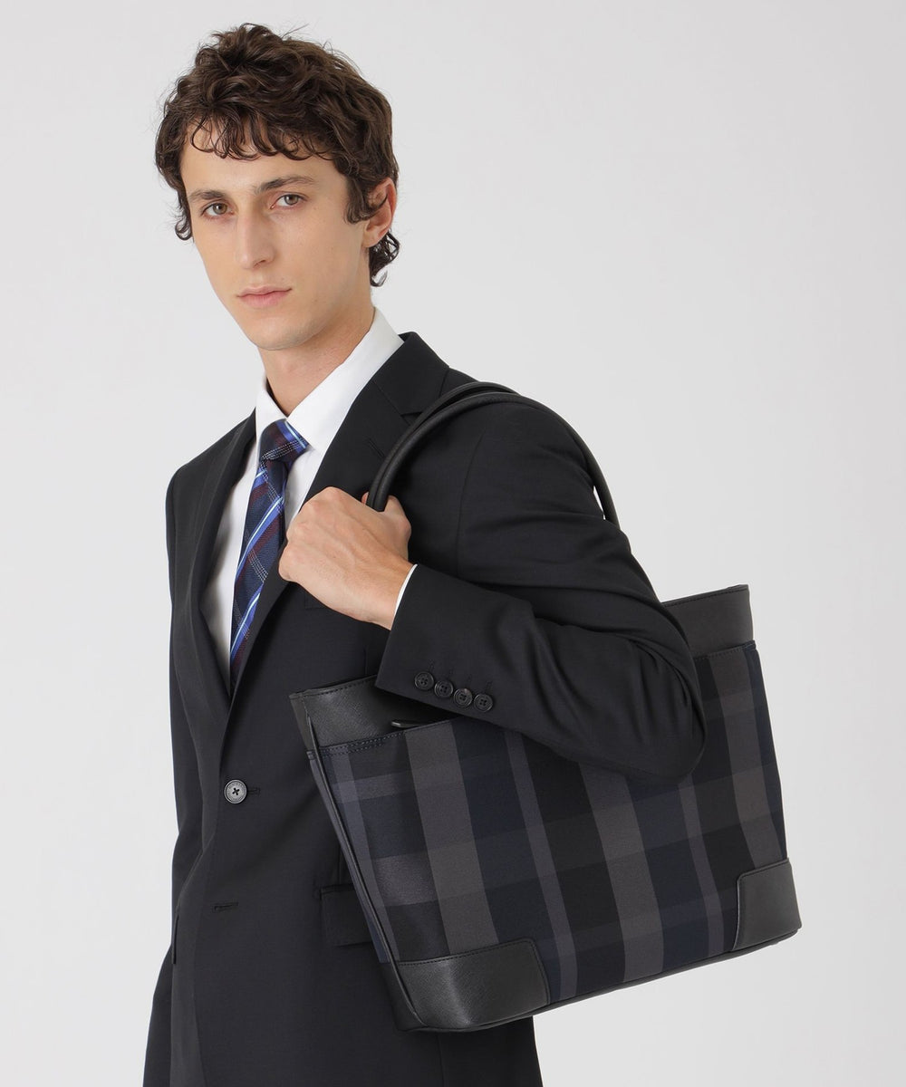 極美品 ブラックレーベルクレストブリッジ トーナル チェック ショルダーバッグ BLACK LABEL CRESTBRIDGE（ブラックレーベル・クレストブリッジ