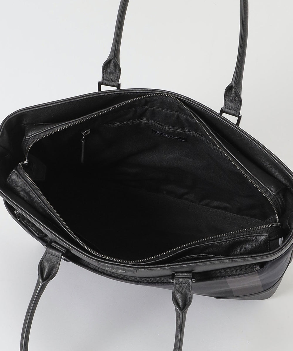 一部店舗限定】トーナルクレストブリッジチェックトートバッグ