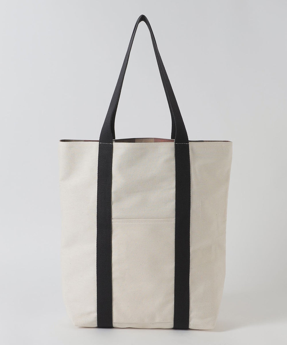 ブラックレーベルクレストブリッジ サイドチェック レザー トートバッグ 黒 BLACK LABEL CRESTBRIDGE（ブラックレーベル・クレストブリッジ