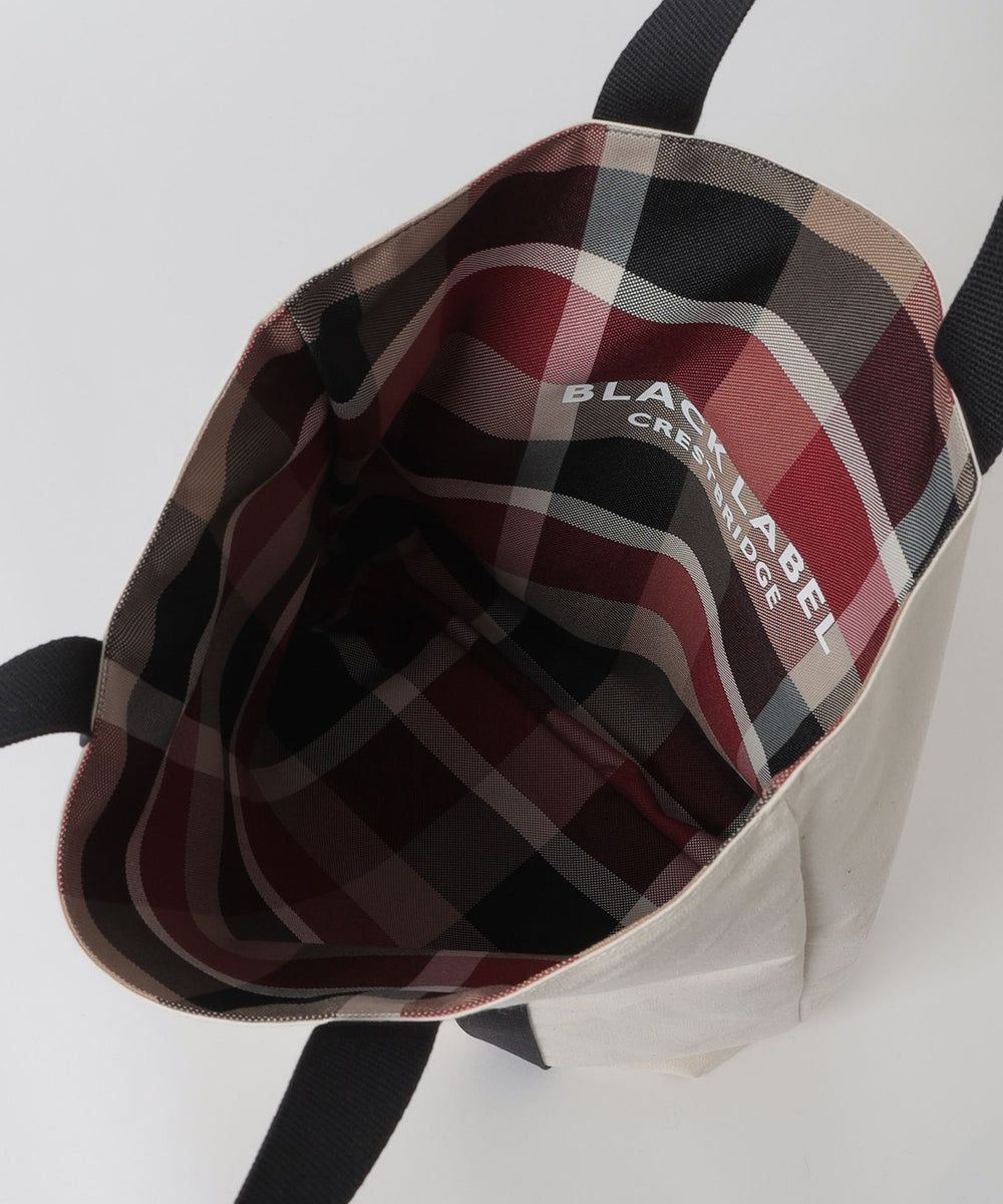 一部店舗限定】クレストブリッジチェックリバーシブルトート