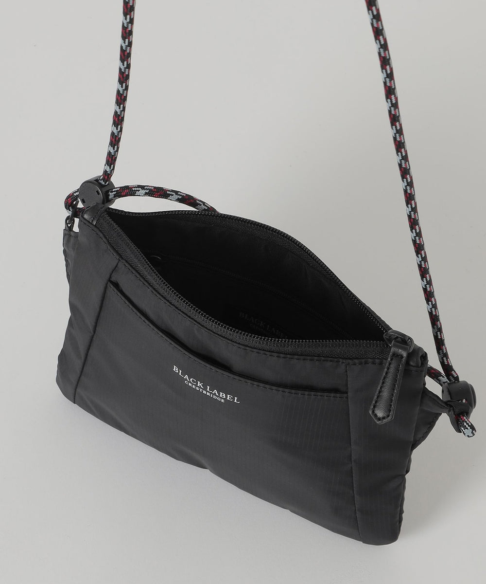 BRACK LABEL クレストブリッジ　ショルダーバッグ WEB限定】クレストブリッジチェックドローコードコンビミニショルダー