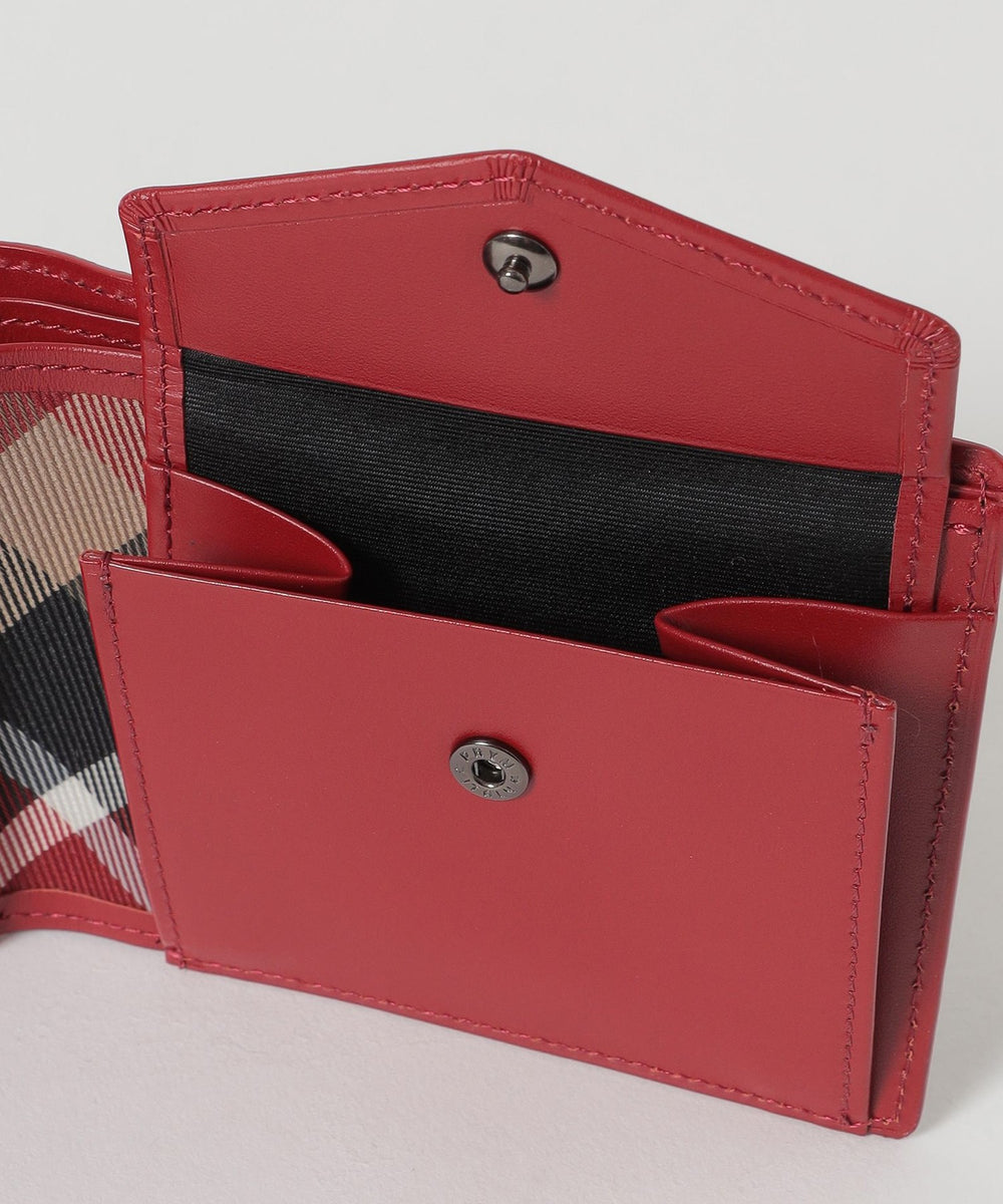 新品 ブラックレーベルクレストブリッジ 2つ折り財布 クレストブリッジチェック バイカラークレストブリッジチェック2つ折りウォレット