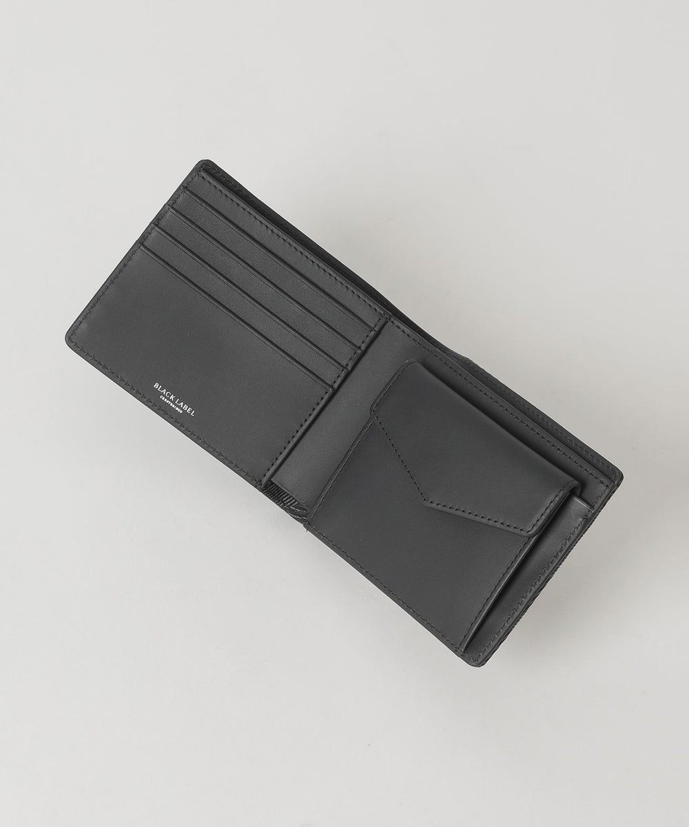 560 新品 ブラックレーベル クレストブリッジ シャドーチェック二つ折り財布 カルゼシャドークレストブリッジチェック2つ折りウォレット