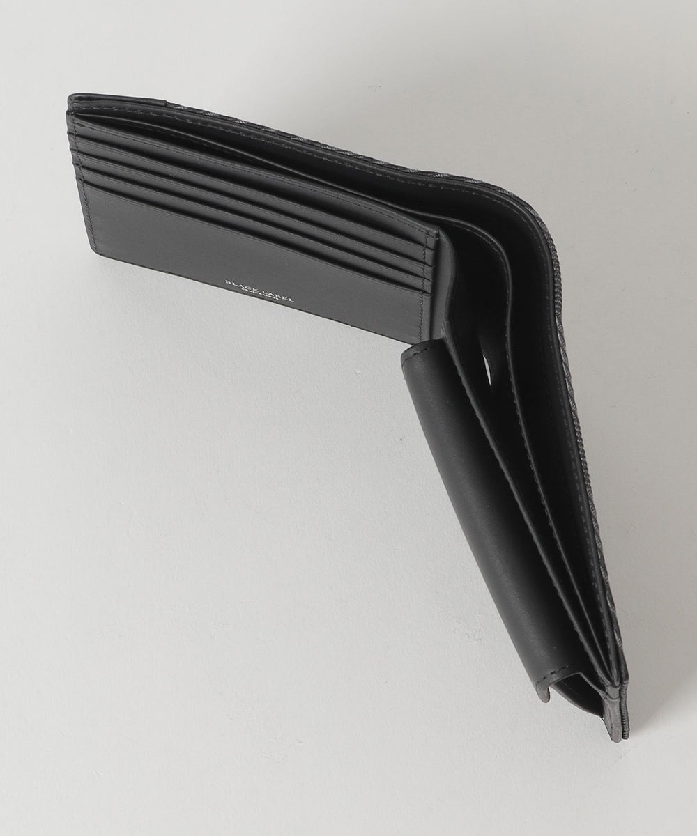 カルゼシャドークレストブリッジチェック2つ折りウォレット