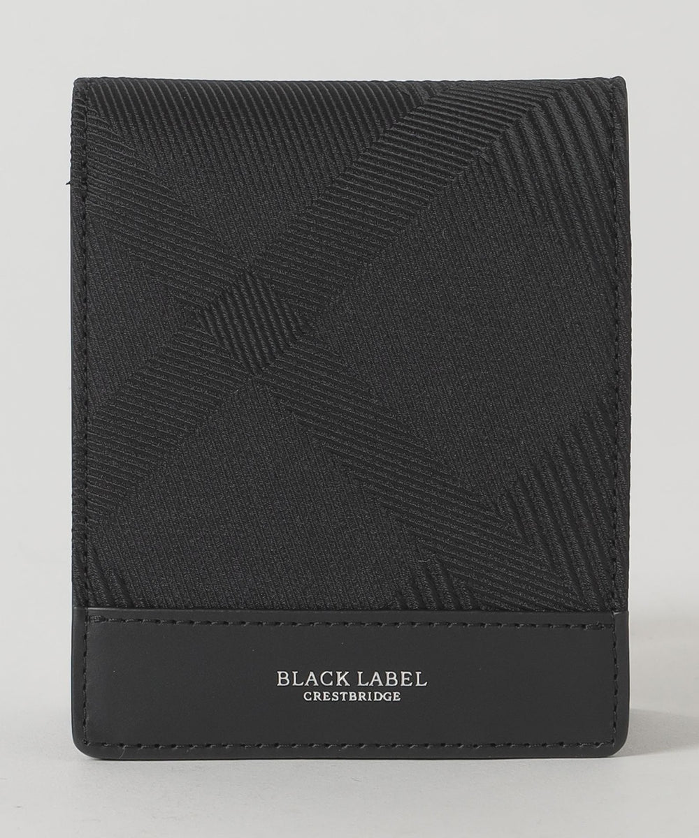 カルゼシャドークレストブリッジチェック2つ折りウォレット