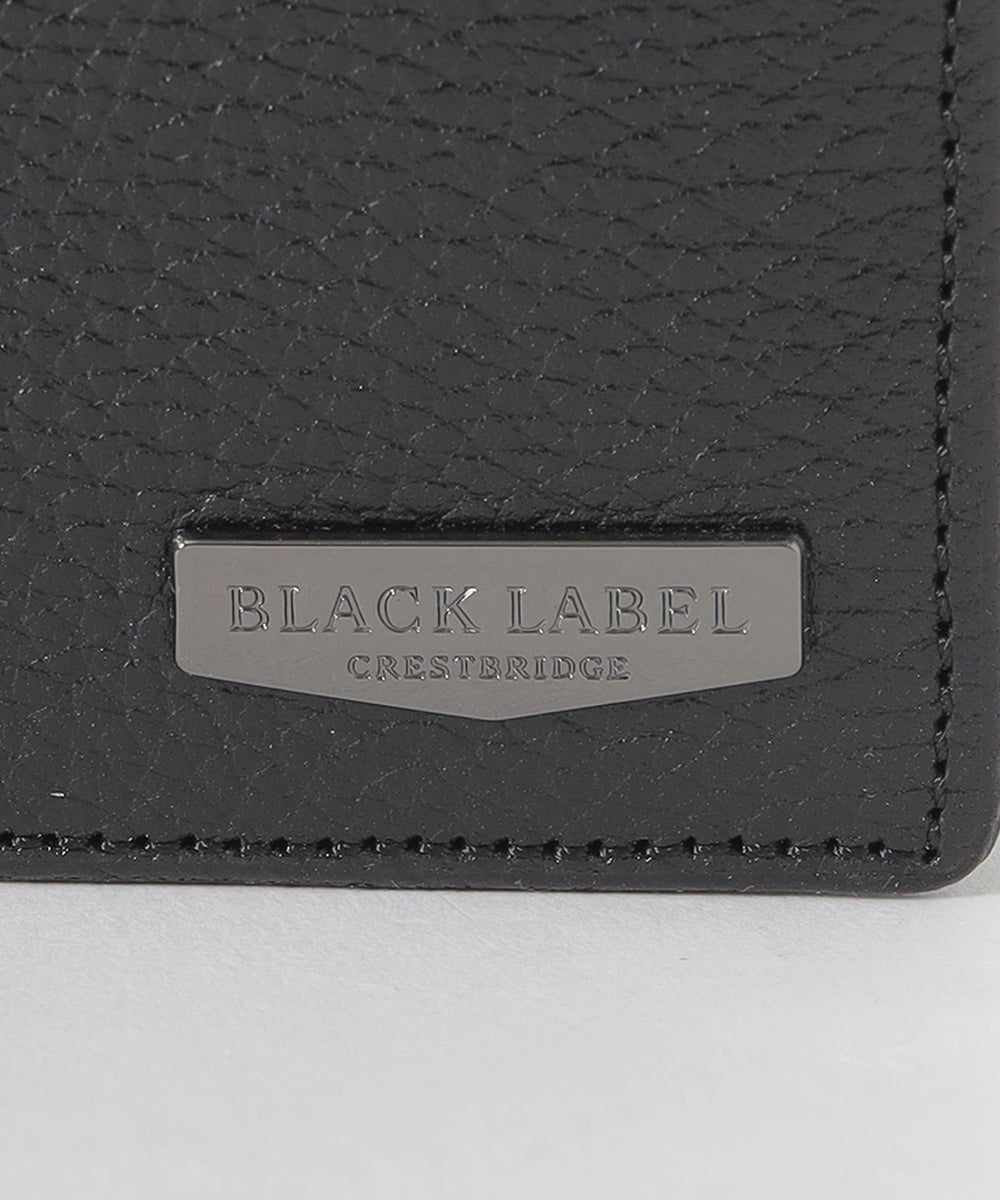 インサイドクレストブリッジチェックコンビレザーコインウォレット