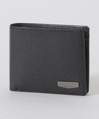 インサイドクレストブリッジチェックコンビレザーコインウォレット