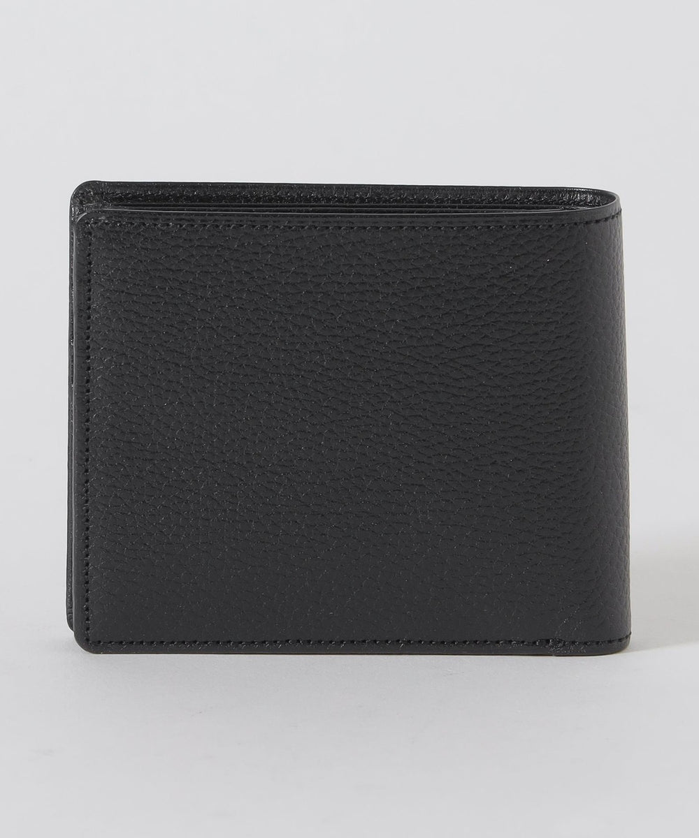 インサイドクレストブリッジチェックコンビレザーコインウォレット