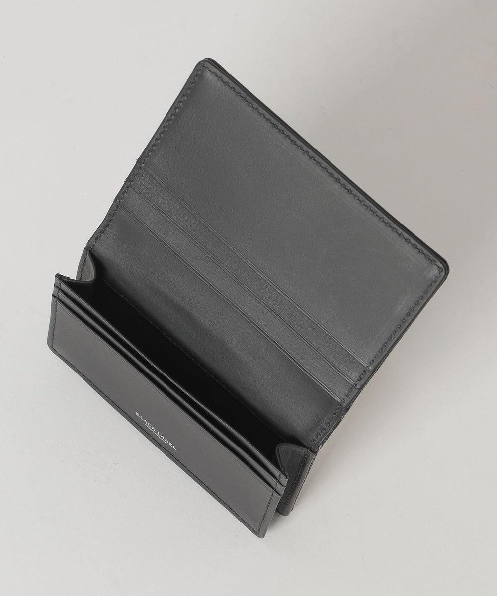 ブラックレーベルクレストブリッジ　ケース　新品未使用品 エンボスチェックラウンドジップウォレット（ウォレット/ケース