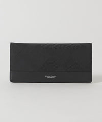 【新品未使用】ブラックレーベルクレストブリッジ かぶせ長財布 日本製 新品タグ付】新作 ブラックレーベル クレストブリッジ ラウンドジップ