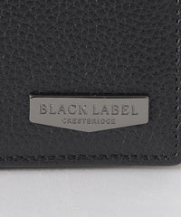 インサイドクレストブリッジチェックコンビレザーロングウォレット