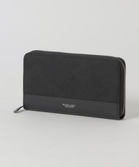 カルゼシャドークレストブリッジチェックラウンドジップウォレット