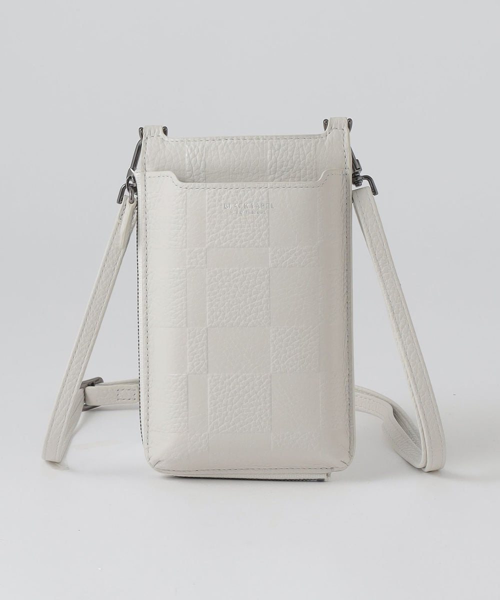 BLACK LABEL チェック柄 スマホショルダーバッグ BLACK LABEL チェック柄 スマホショルダーバッグ