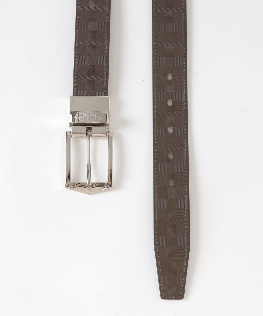 チェックバックルエンボスクレストブリッジチェックリバーシブルベルト（ベルト）｜BLACK LABEL CRESTBRIDGE(ブラックレーベル ・クレストブリッジ)【公式サイト】