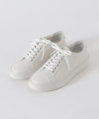 エンボスクレストブリッジチェックレザースニーカー（シューズ