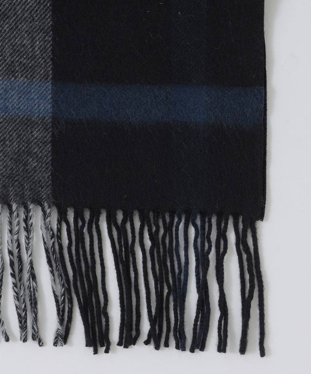 新品　ブラックレーベル クレストブリッジ　カシミヤ　チェックリバーシブルマフラー クレストブリッジチェックリバーシブルマフラー（マフラー