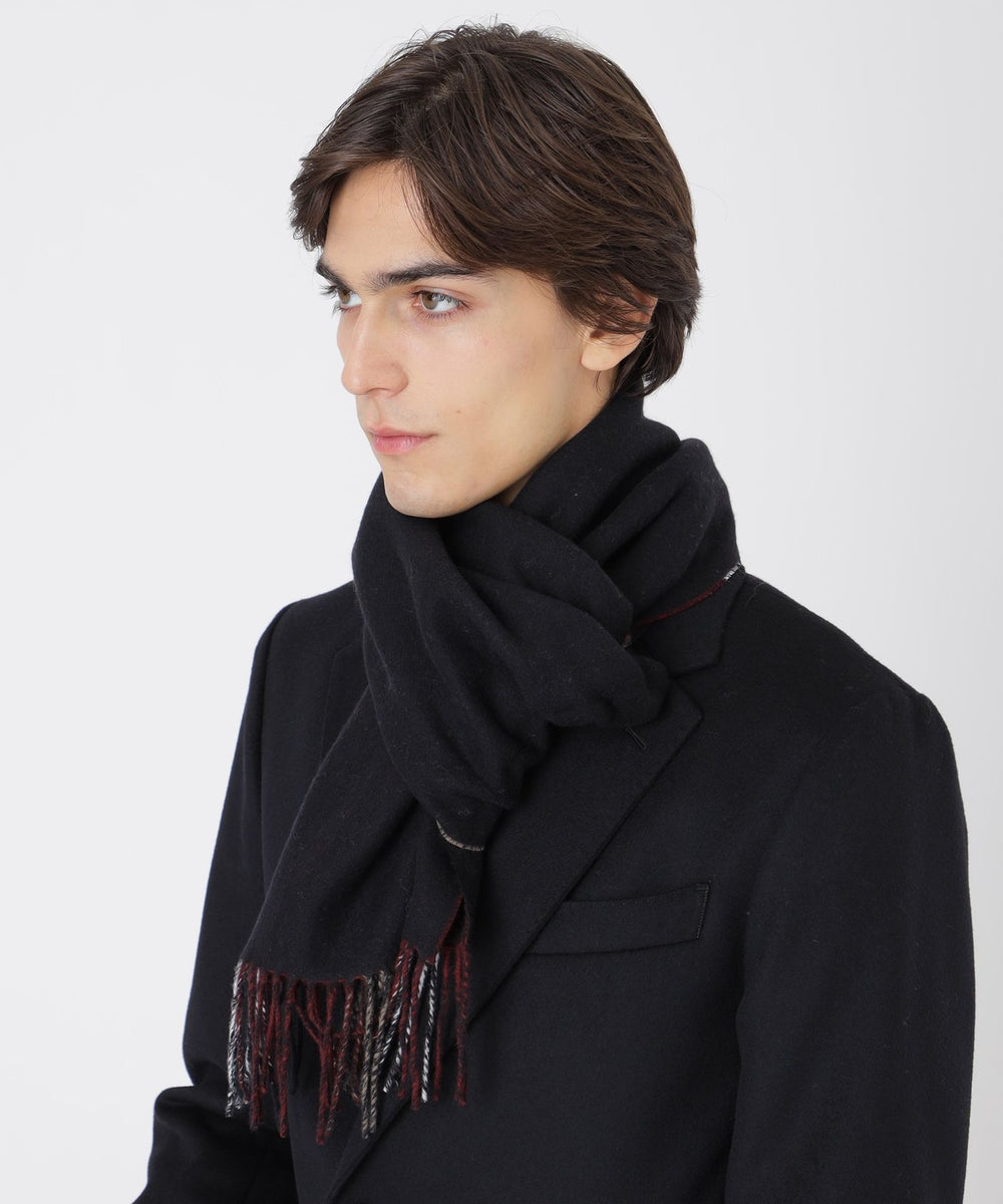 新品　ブラックレーベル クレストブリッジ　カシミヤ　チェックリバーシブルマフラー クレストブリッジチェックリバーシブルマフラー（マフラー/ストール